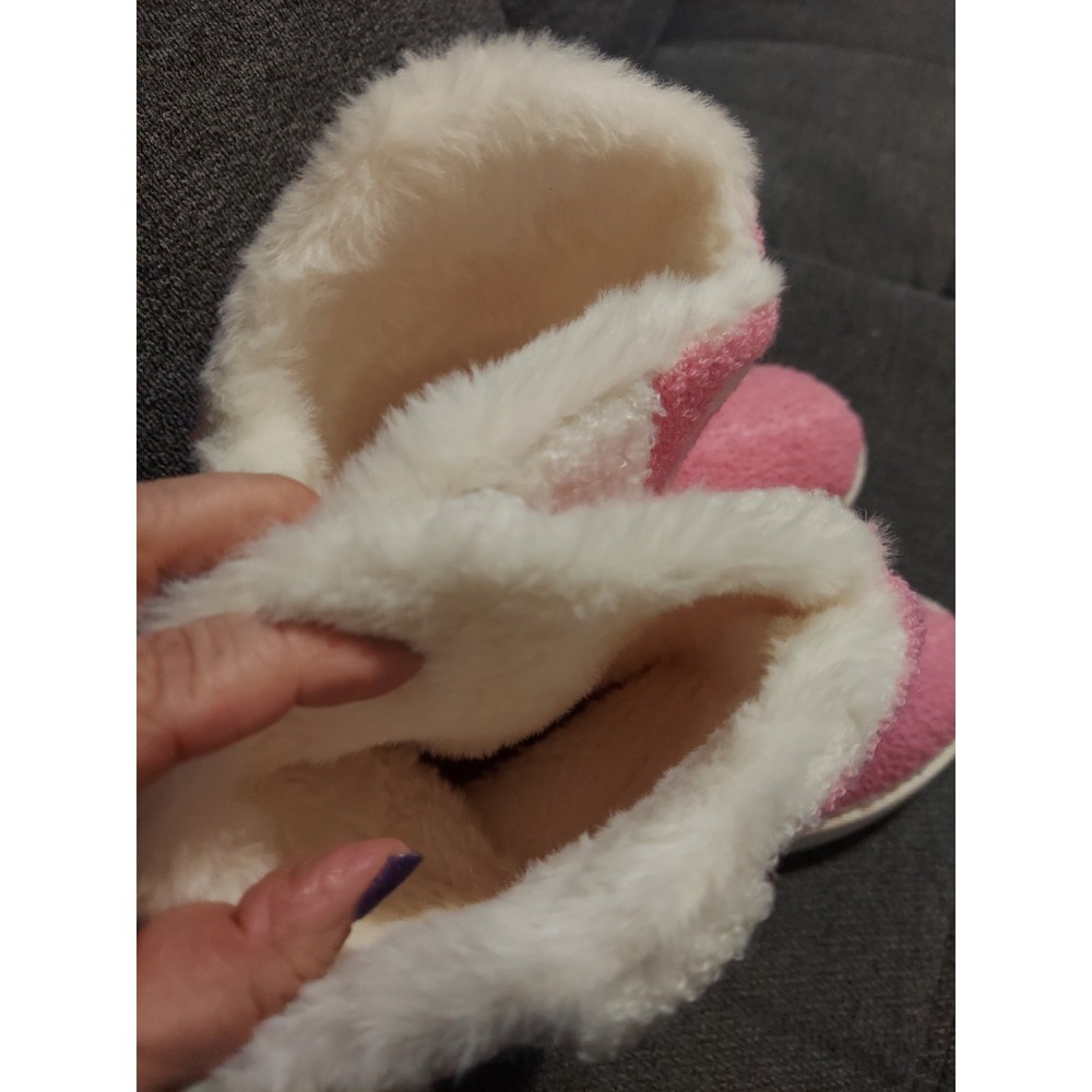 Pink Lily Slippers Women's US NWOT Size 9 Cowboy Boot Slippers Cable Knit Shoes - Picture 7 of 10
